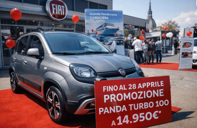 FIAT apre le porte il 18 e 19 aprile: Grande Panda Turbo 100 in promozione da 14.950 euro