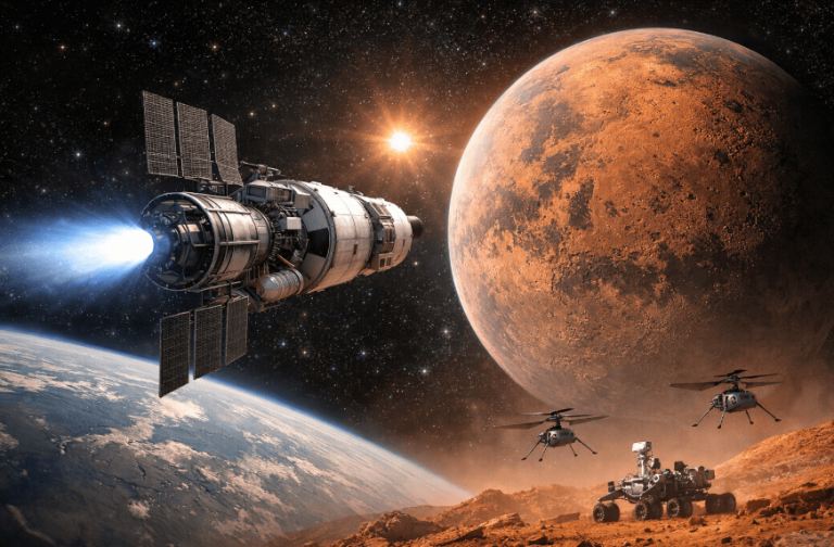 Propulsione nucleare elettrica: la nuova corsa della Nasa verso Marte Propulsione nucleare elettrica: la nuova corsa della Nasa verso Marte