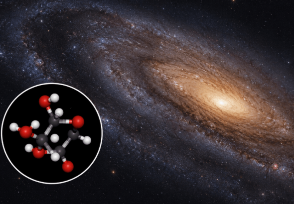 Il centro della Via Lattea rivela una sorpresa chimica: scoperto uno zucchero fondamentale per l’origine della vita