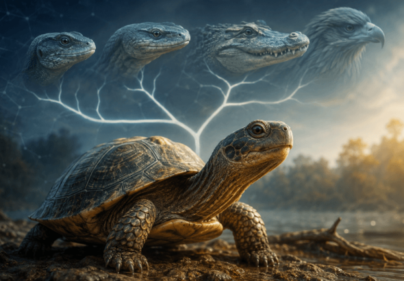 La tartaruga non è solo un rettile: la genetica rivela un legame evolutivo sorprendente