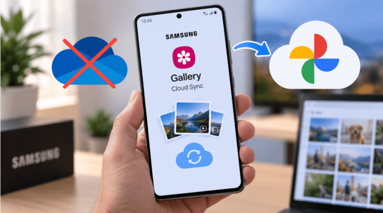 Samsung Gallery Cloud Sync integra Google Foto e saluta OneDrive